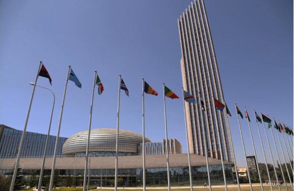 2002년 중국 정부의 원조로 설립된 아프리카 연합 빌딩, 에티오피아 아디스아바바 소재사진 출처: CNN