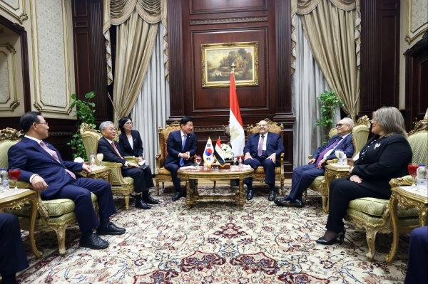 김진표 의장, 이집트 대통령 및 상-하원 의장 등 국가지도자 연쇄회동