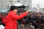 박근혜 후보, 서울지역 유세 "약속 대통령 되겠다"