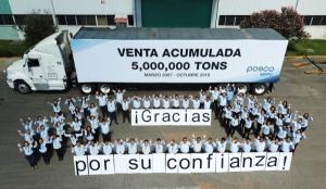 포스코, 멕시코 가공센터 자동차강판·가전강판 누적판매 500만톤 달성