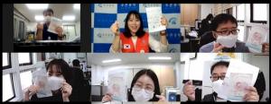 (사)푸른동행, 아동용 마스크 제작·전달 등 언택트봉사활동 진행